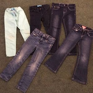 5 pairs of jeans